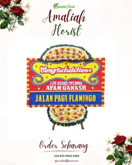 Sewa Papan Bunga Malangan